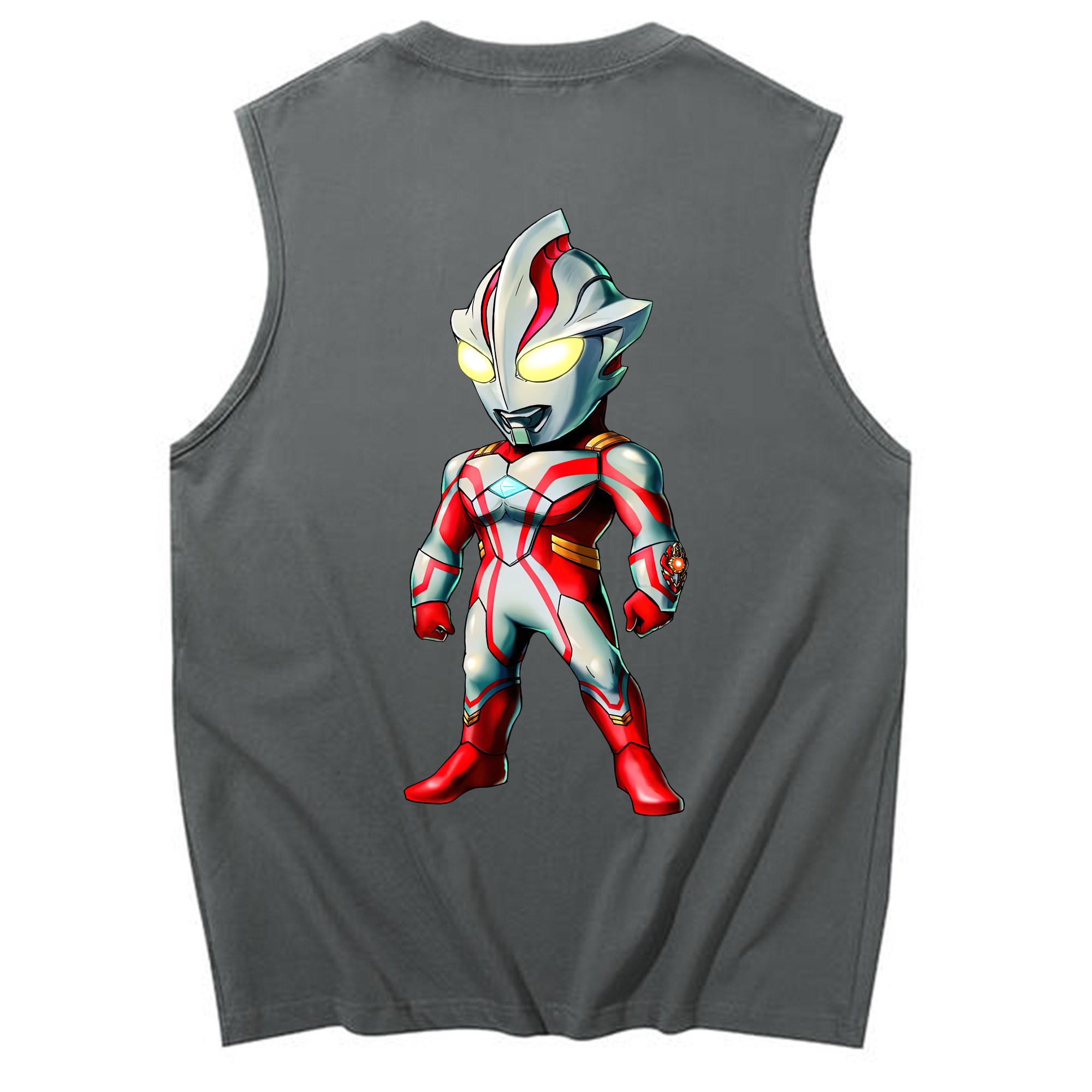 （画像用） ウルトラマン Ultraman コットン100％タンクトップ（背面プリント）